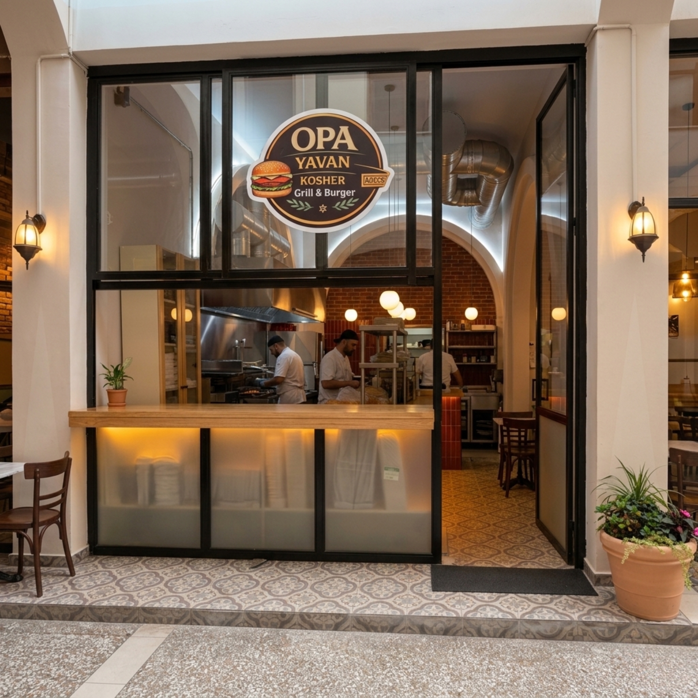 OPA YAVAN Restaurant Interior